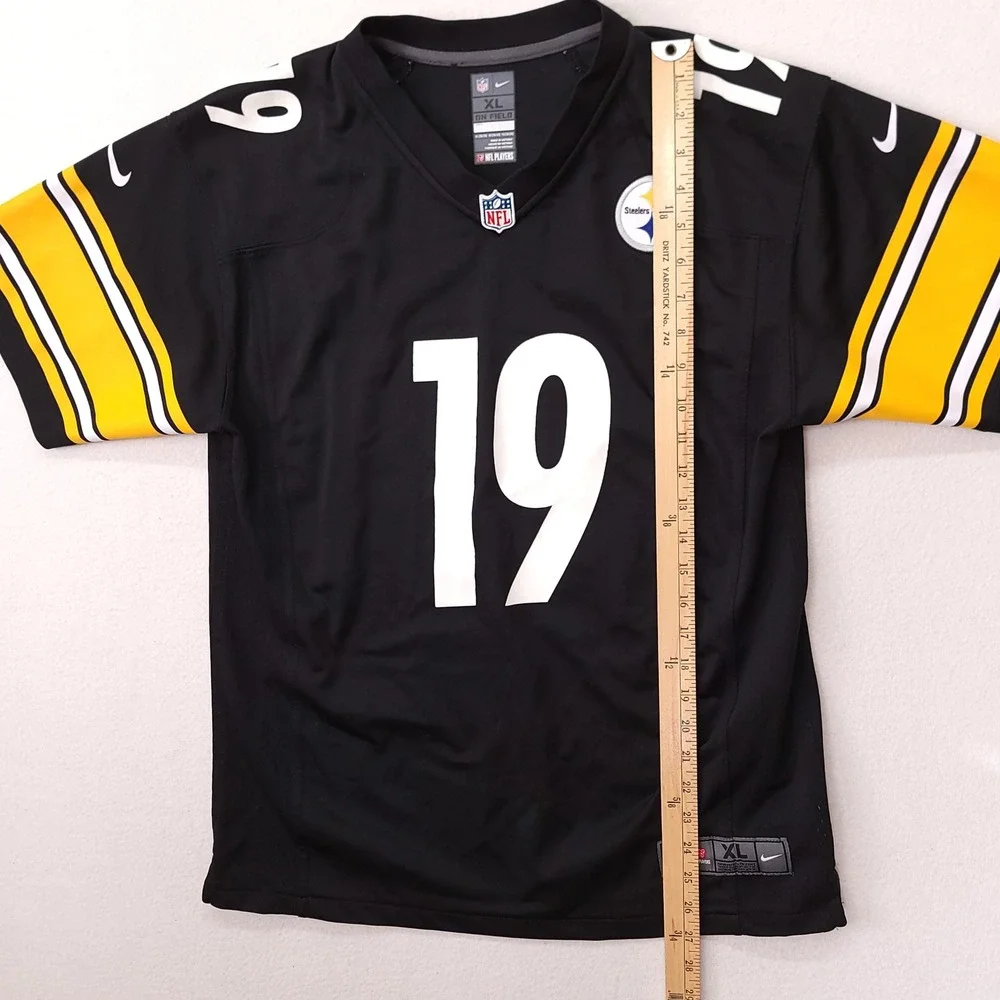Nike JuJu‎ Smith-Schuster Pittsburgh Steelers NFL Jersey Youth XL Black 19